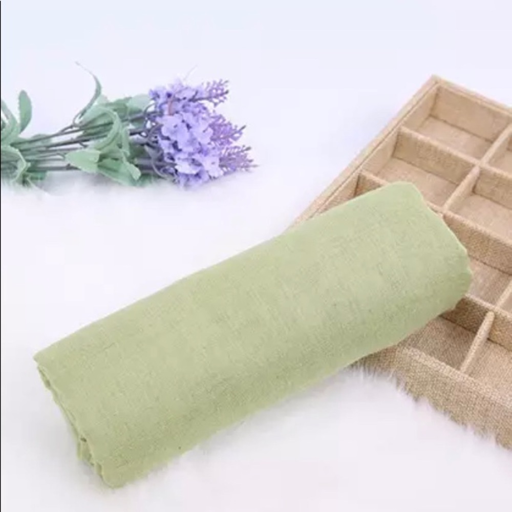 Sage Green Cotton Scarf